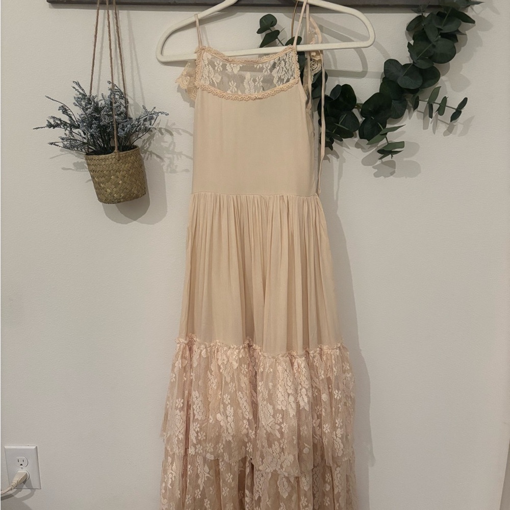 Joyfolie Catrin Dress in Ecru